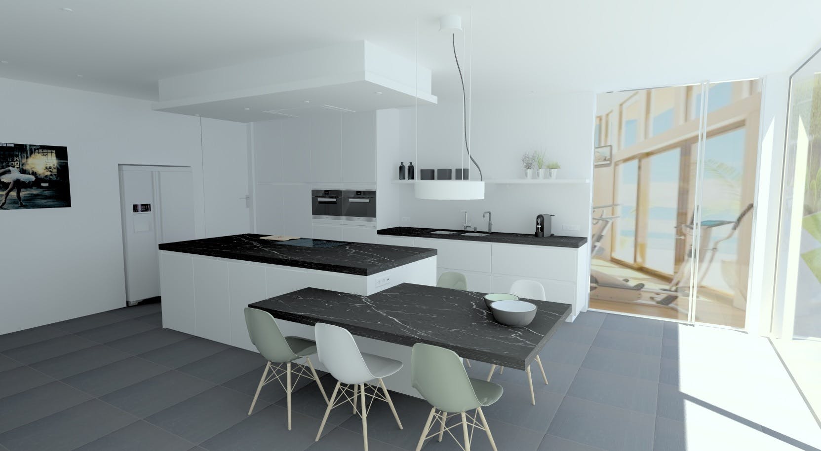 Kva Hens 3D Keuken